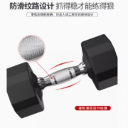 PROIRON/普力艾纯钢哑铃套装组合男士健身家用纯钢包胶健身房专用